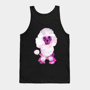 Watercolor Poodle Puppy Digital Art Tank Top